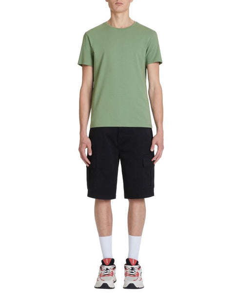 Celio Men's Sage Green Round Neck T-Shirt | Celio In Lebanon