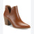 Sun + Stone Women's Brown Elizaap Cognac Sm2 Notched Pointed Toe Dress Boot