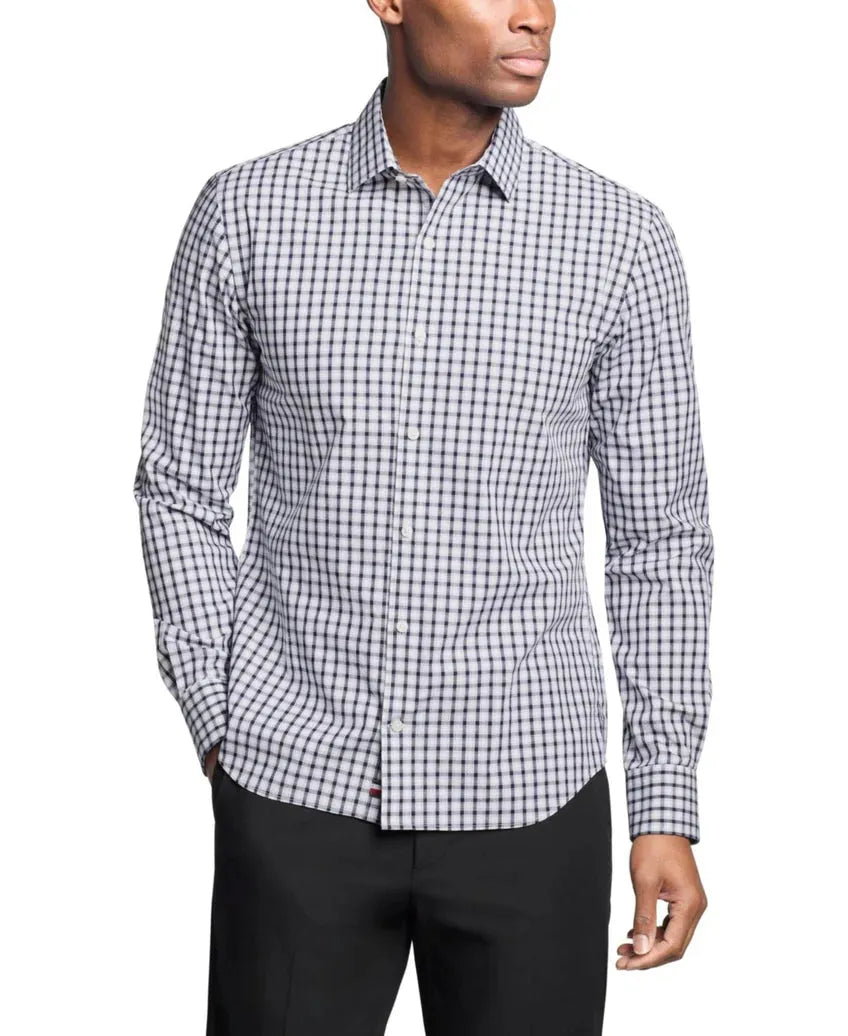 Tommy Hilfiger Men's Black & White Regular fit Dress Shirt | Tommy Hilfiger In Lebanon