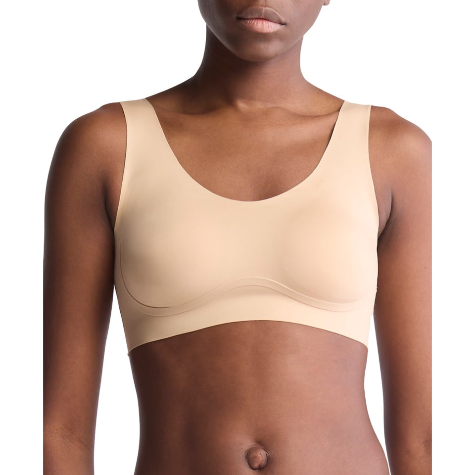 Calvin Klein Women's Beige Invisibles Gel Wire Lightly Lined Bra
