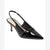 Marc Fisher Women's Black Alorie Slingback Pointy Toe Heels