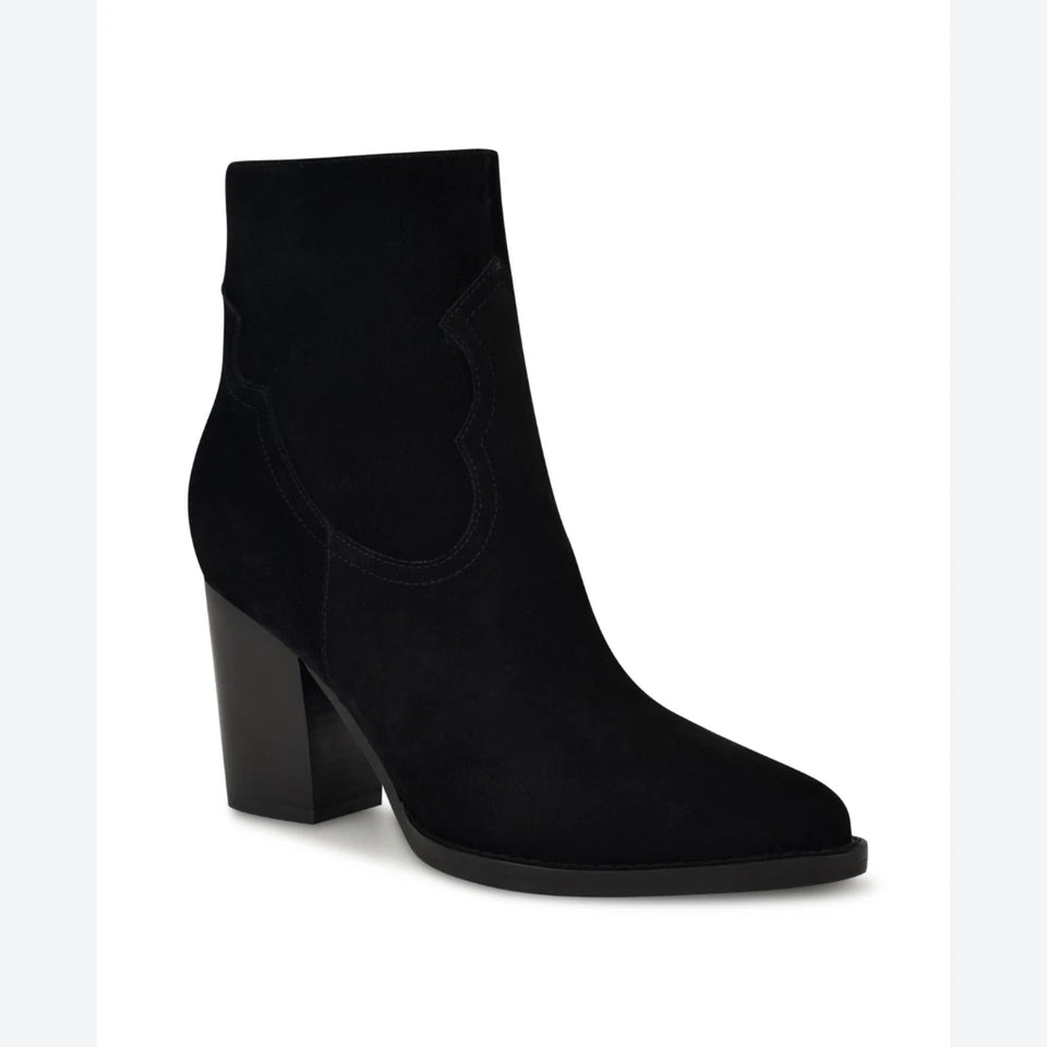 Nine West Women's Black Taytay Ankle Boots