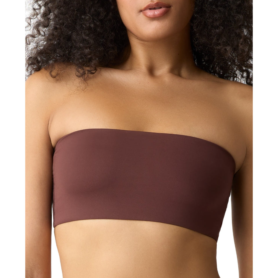 GapBody Women's Brown Super Stretch Bandeau StraplessBra