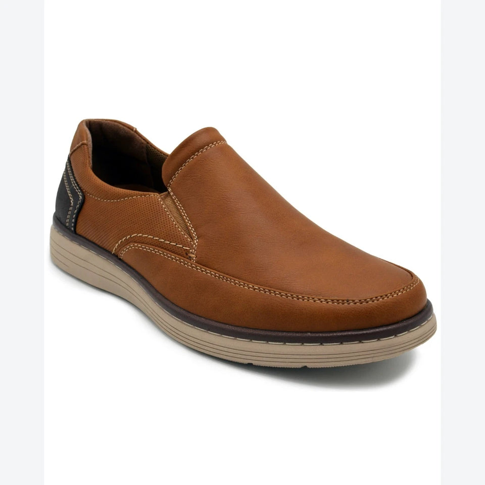 Aston Marc Men's Camel Galt Casual Slip-on Loafers
