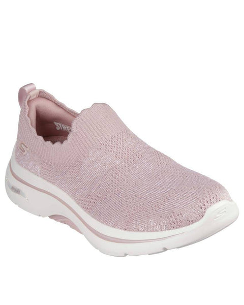 Skechers Women's Mauve Rosa Linda Go Walk Arch Fit Sneakers | Skechers In Lebanon