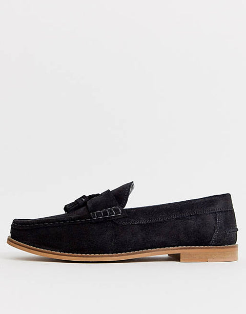 ASOS Design  Men's Black Loafer Shoes ANS46