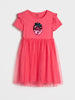 Sinsay Girl's Coral Printed Tulle Dress | Sinsay In Lebanon