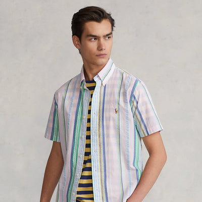 Polo Ralph Lauren Men's Multicolor Shirt ABF812 shr