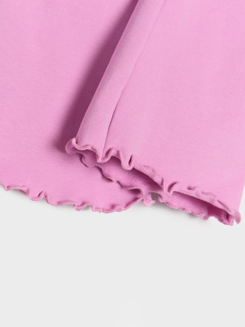 Sinsay Baby Girl's Pink Cotton-Blend Flare Trousers | Sinsay In Lebanon