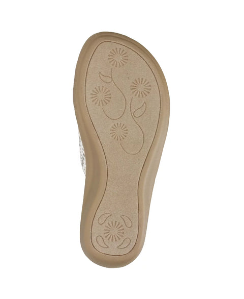 Cliffs by White Mountain Women's White Cienna Thong Sandals | Cliffs by White Mountain In Lebanon