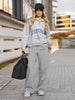 Sinsay Women’s Gray Wide-Leg Fleece Sweatpants | Sinsay in Lebanon