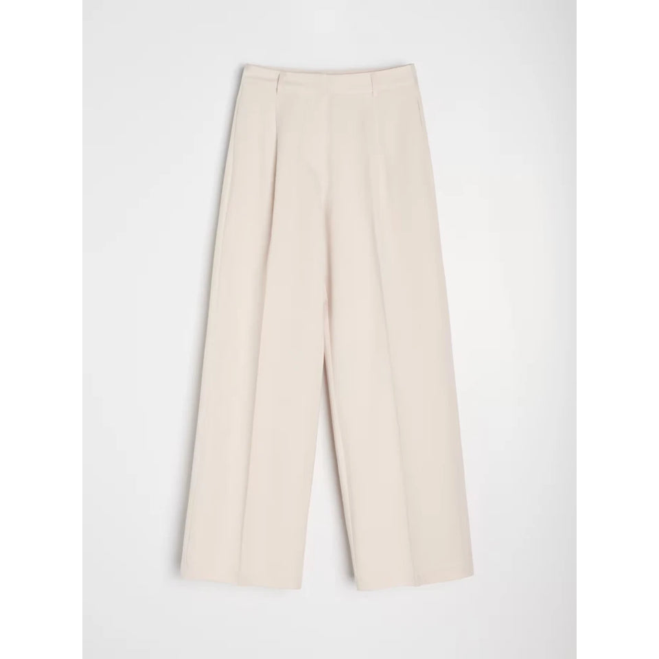 Sinsay Women's Bone Straight Fit Trousers
