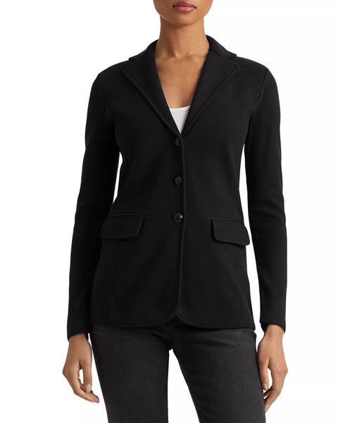 Lauren Ralph Lauren Women's Black Sweater-Knit Blazer | Lauren Ralph Lauren In Lebanon