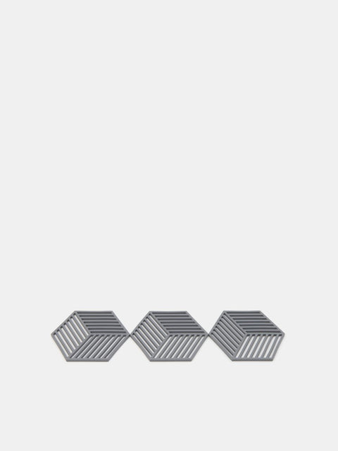 Sinsay Gray Pack Of 3 Pot Coaster Set | Sinsay In Lebanon