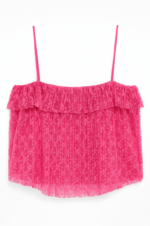 Mango Women's Pink Sleeveless Top| Mango in Lebanon