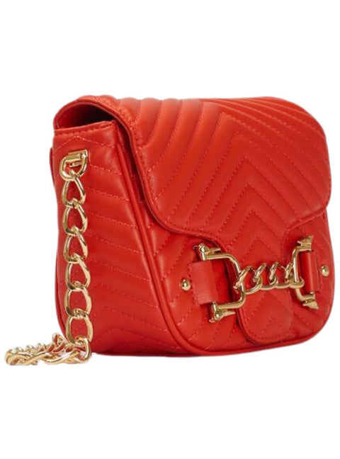 Trussardi Women's Orange Leather Shoulder Chain Bag | Trussardi in Lebanon