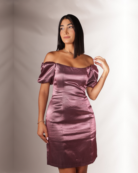 Glamorous Women's Pink Metallic Dress 115008 FE189(zone 6) shr