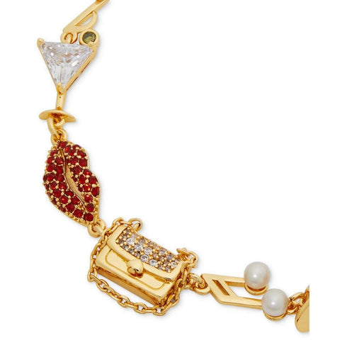 Kate Spade Women's Gold-Tone Hit the Town Charm Bracelet | Kate Spade in Lebanon