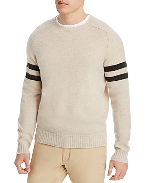 The Men's Store Bloomingdale's Men's Beige Striped Sleeves Sweater | The Men's Store Bloomingdale's In Lebanon