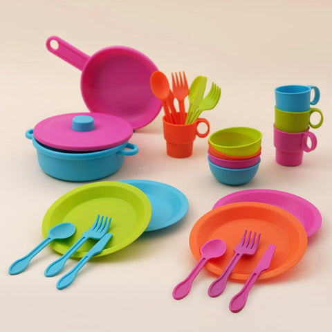 KidKraft 27-Piece Bright Cookware Set | KidKraft In Lebanon