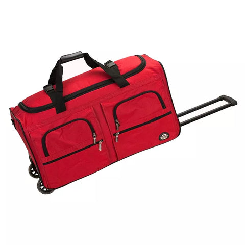 Rockland Red Rolling Duffel Bag | Rockland In Lebanon