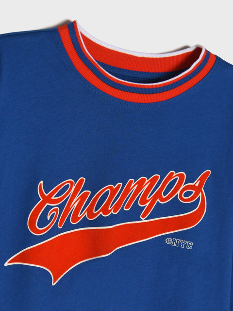 Sinsay Boy's Blue T-Shirt With Slogan | Sinsay In Lebanon