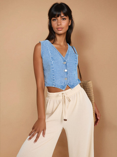 Sinsay Women's Beige Wide Leg Pants | Sinsay in Lebanon