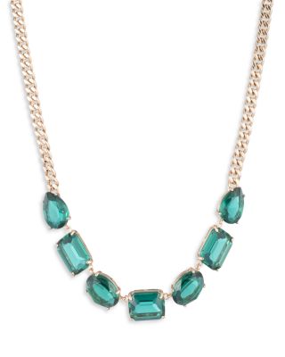 Ralph Lauren Women's Gold Green Stone Crystal Necklace | Ralph Lauren in Lebanon