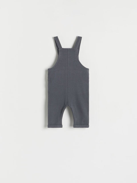 Reserved Baby Boy's Dark Gray Sleeveless Overall |Reserved In Lebanon