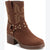 Sun + Stone Women's Brown Norahh Moto Midshaft Boots