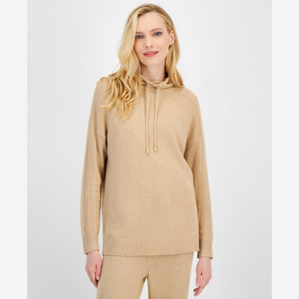Anne Klein Women's SandMock-Neck Pullover Knit Sweater