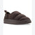 Madden Girl Women's Dark Brown Comfy Slip-on Puffer Slippers