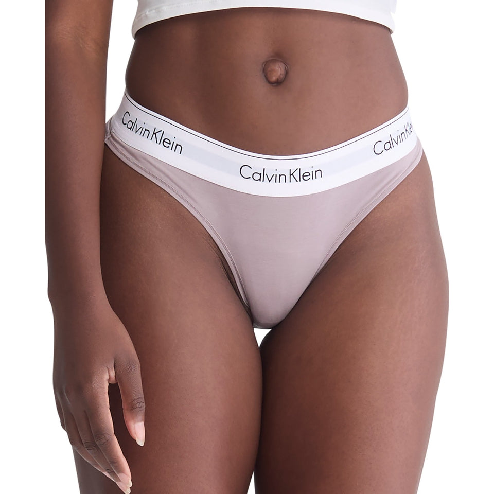 Calvin Klein Women's Greige Modern Cotton Logo Briefs