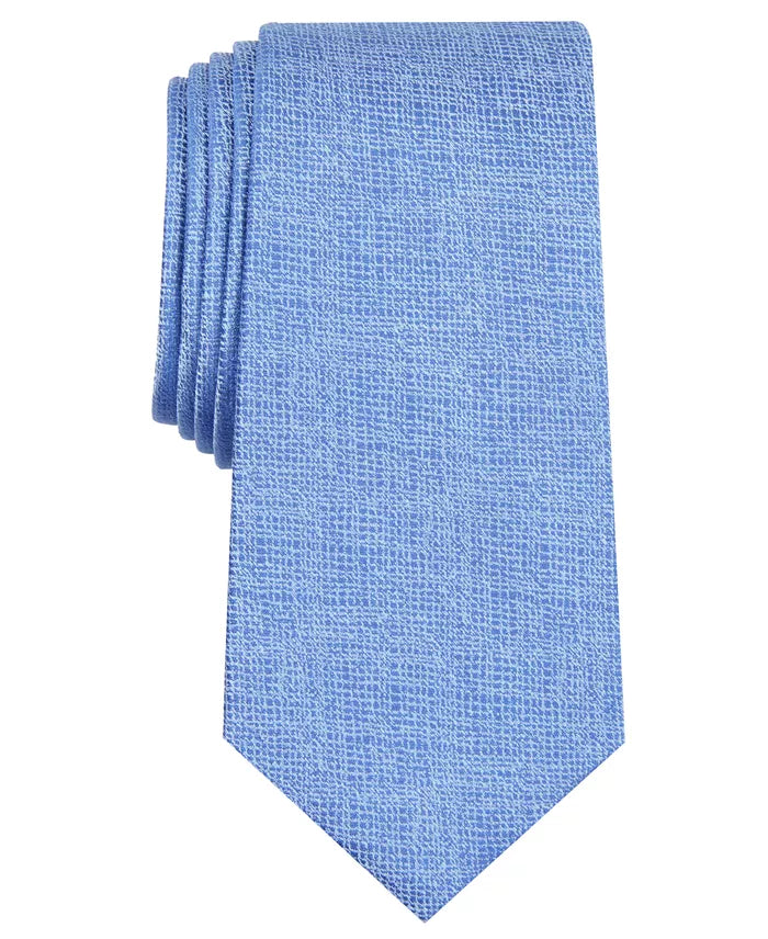 Alfani Men's Blue Solid Slim Tie | Alfani In Lebanon