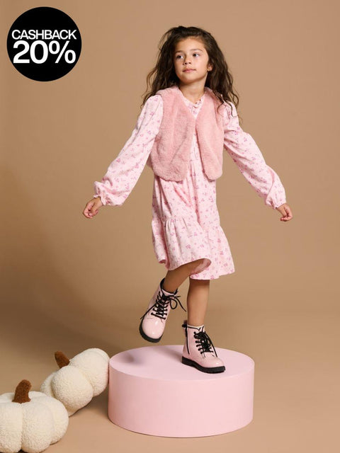 Sinsay Girl's Pink Floral Knitted Set |Sinsay In Lebanon