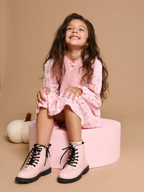 Sinsay Girl's Pink Floral Knitted Set |Sinsay In Lebanon