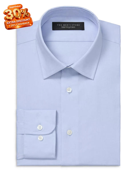 Bloomingdale's Men's Light Blue Slim Fit Stretch Dress Shirt | Bloomingdale's In Lebanon