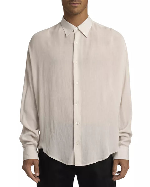 Ami Men's Tan Relaxed Fit Shirt |Ami In Lebanon