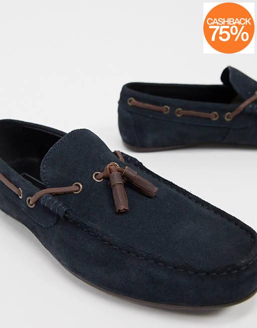 asos navy shoes