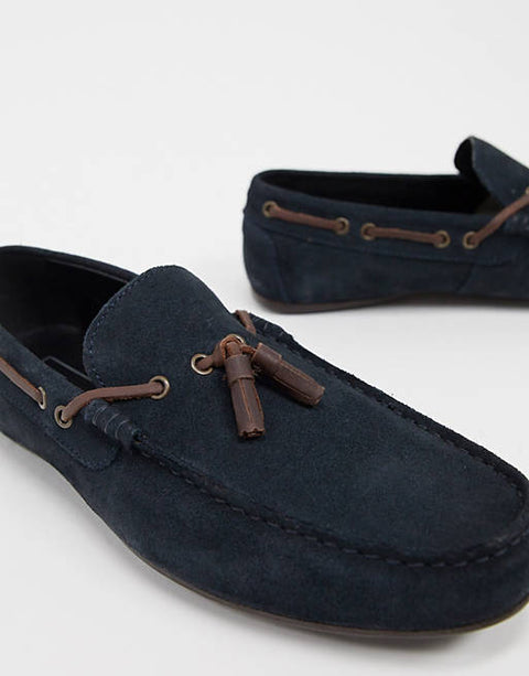 ASOS Design Men's Navy Blue Casual Shoes ANS84 (Shoes50,51,52,55,56)(shr)