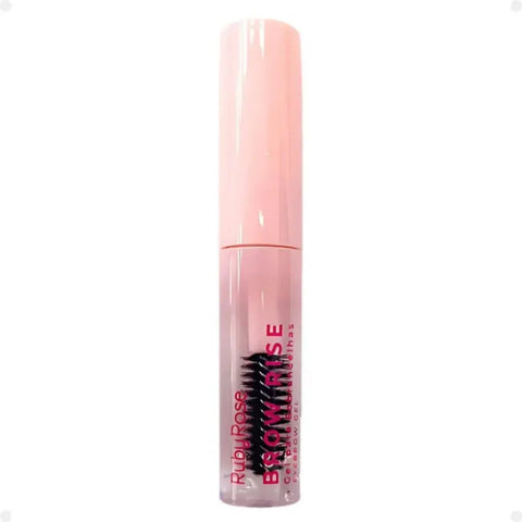 Pink mascara with 'Rude' branding on a white background