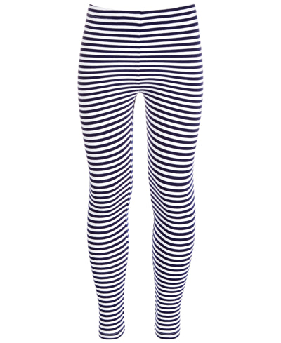 Epic Threads Girl's White & Navy Legging Pants ABFK381(ma2) shr