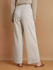 Sinsay Women's Beige Cotton Wide Leg Pants | Sinsay In Lebanon