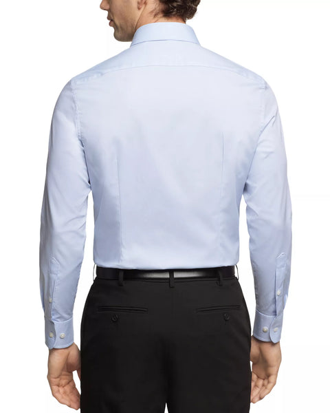 Bloomingdale's Men's Light Blue Slim Fit Stretch Dress Shirt | Bloomingdale's In Lebanon