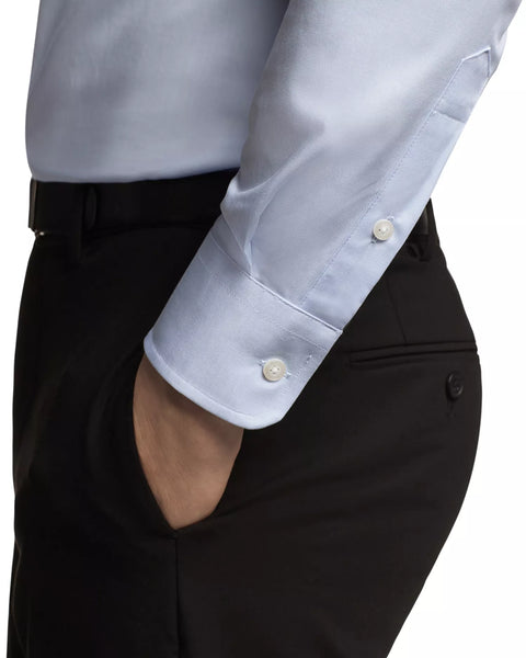 Bloomingdale's Men's Light Blue Slim Fit Stretch Dress Shirt | Bloomingdale's In Lebanon