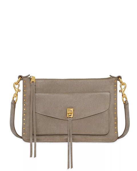 Rebecca Minkoff Women's Tan Darren Signature Small Leather Shoulder Bag | Rebecca Minkoff In Lebanon