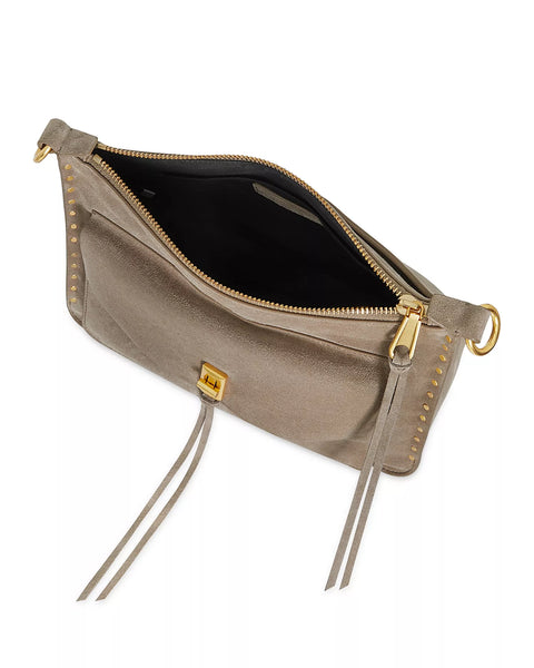 Rebecca Minkoff Women's Tan Darren Signature Small Leather Shoulder Bag | Rebecca Minkoff In Lebanon