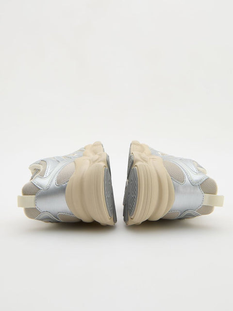 Reserved Women's Off-White & Silver Sneakers | Reserved In Lebanon
