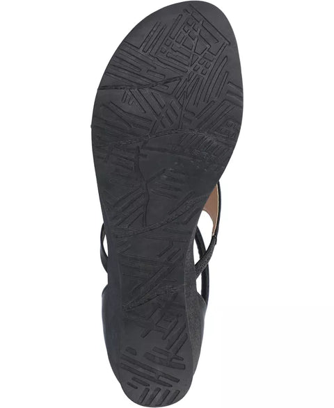 Journee Collection Women's Black Trayle Wedge Sandals |Journee Collection In Lebanon
