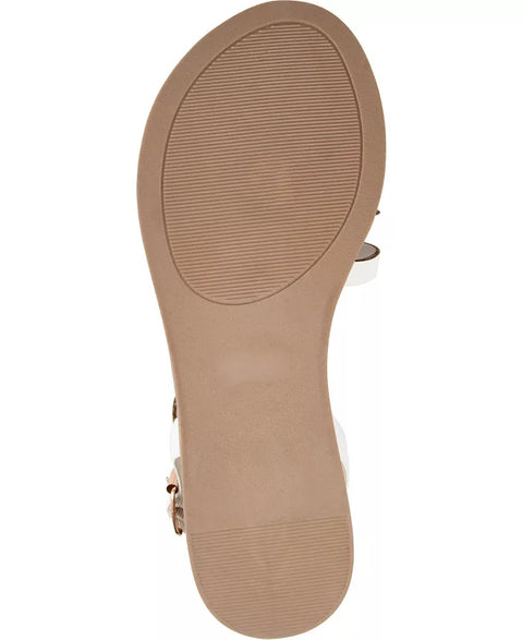 Journee Collection Women's White Solay Sandals | Journee Collection In Lebanon